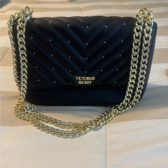 Victorias Secret black elegant stud bag - Picture 1 of 3